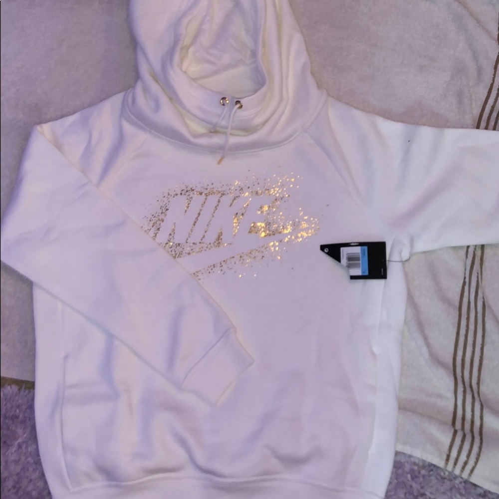 Medium white gold Nike Scuba Hoodie